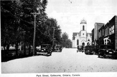 Postcard of Percy Street, Colborne