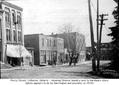 Postcard of Percy Street, Colborne