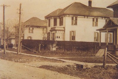 Postcard of Colborne, residential area