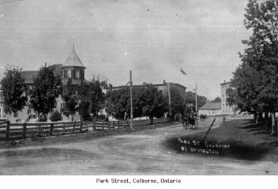 Postcard of Church Street, Colborne