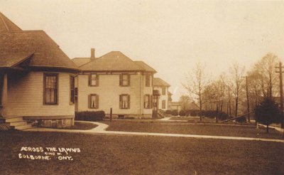 Postcard of Colborne, residential area