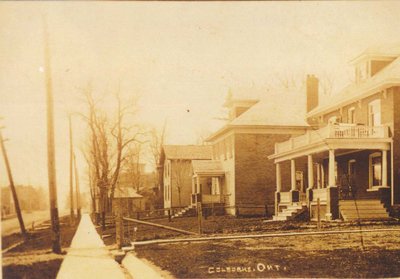 Postcard of Colborne, residential area