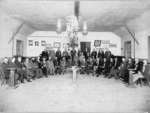 Group photograph of an unidentified meeting, Colborne, Cramahe Township
