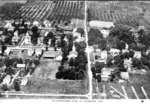 Aerial view postcard of Colborne