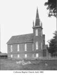 Postcard of Baptist Church, Colborne
