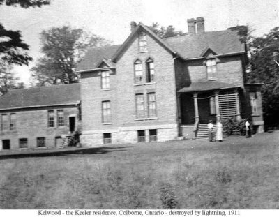 The two and a half storey building possessed a sense of permanence with its size, stone foundation and brick construction.