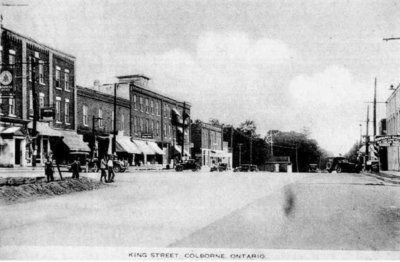 Postcard of King Street, Colborne