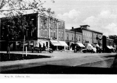 Postcard of King Street, Colborne