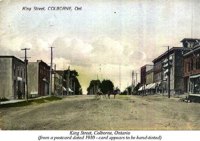 Postcard of King Street, Colborne