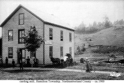 Wool carding mill, Hamilton Township, Northumberland County