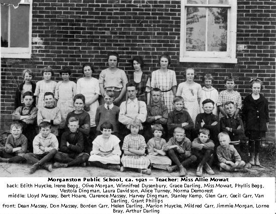 Morganston Public School, ca. 1921