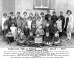 Class photograph, Castleton Public School, Junior Class,  Cramahe Township, 1927