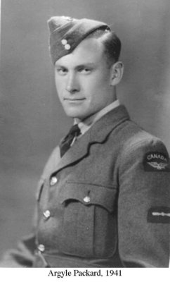 Studio portrait of Argyle Packard, Cramahe Township, 1941