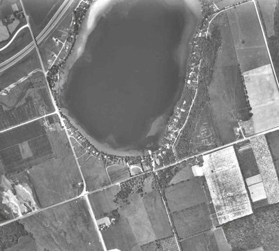 Aerial photo of Little Lake, Cramahe Township, 1969