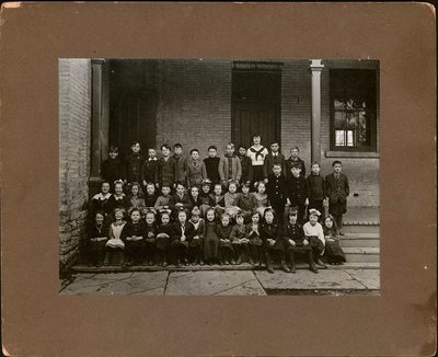 Class photograph, Colborne Elementary School, Colborne, Cramahe Township, ca.1920