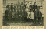 Class photograph, Salem Public School, School Section 4, Colborne, Cramahe Township, 1921-22