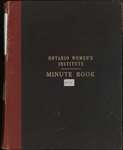 Ontario Women's Institute Minute Book, 1950-1956