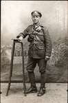 Postcard of a World War I soldier