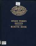 Ontario Women's Institute Minute Book, 1982-1988
