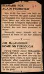 Bernard Fox Again Promoted / Jim McLaughlin Home on Furlough, n.d.