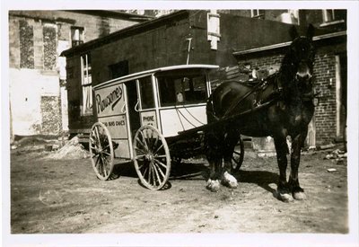 Rowsome's Bakery horse drawn wagon, Colborne