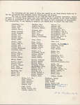 List of WWII Armed Forces associated with Colborne United Church