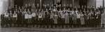 Group photograph of staff and pupils, Colborne High School, Cramahe Township, 1922