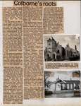Colborne's Roots - newspaper clipping