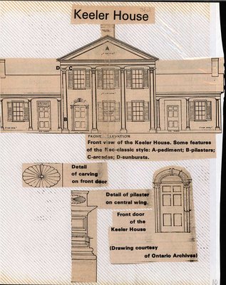 Keeler House - newspaper clipping