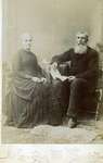 Studio portrait of Robert Philip and Martha C. (nee Honey) Philip