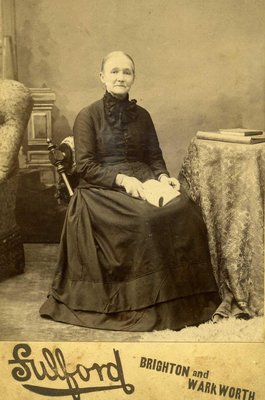 Studio portrait of Eliza Ann (nee Shannon) Philp