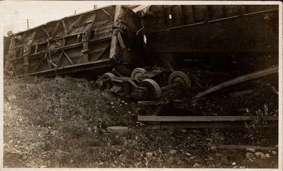 Train Derailment, Colborne, Cramahe Township, circa 1930