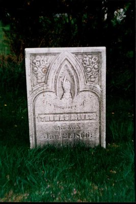 Thomas A. Ives headstone, Colborne, Cramahe Township