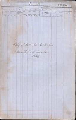 Cramahe Township Assessment Roll, 1861