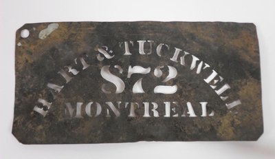 Hart & Tuckwell 872 Montreal Stencil