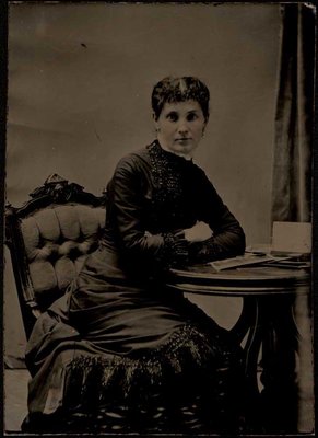 Studio portrait of a young woman