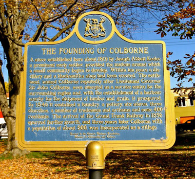 Exhibit, Ontario Heritage Foundation Plaque, Victoria Square