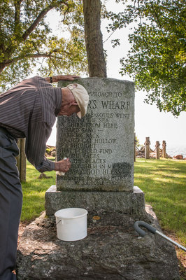 Harold Harnden at Keeler's Wharf. Photo credit: Nick Tinkl