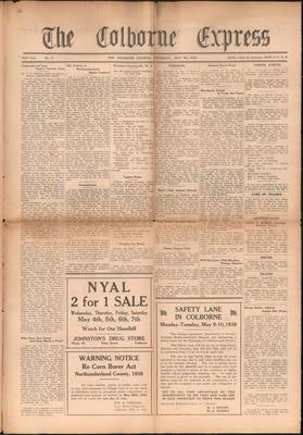 The Colborne Express   (Colborne Ontario), 5 May 1938