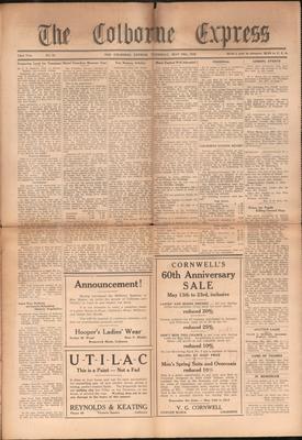 The Colborne Express   (Colborne Ontario), 19 May 1938