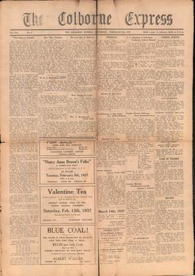 The Colborne Express   (Colborne Ontario), 4 Feb 1937