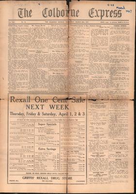 The Colborne Express   (Colborne Ontario), 25 Mar 1937