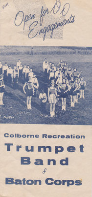 Colborne Recreation Trumpet Band & Baton Corps brochure
