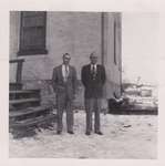 Bill Irvine, Colborne Public School Principal and Harold Kernagan, Grade 5-6 Teacher, 1954-1955