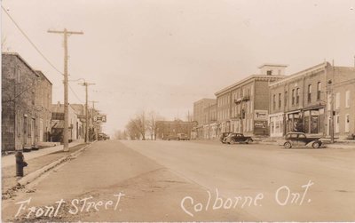 Postcard of King Street, Colborne