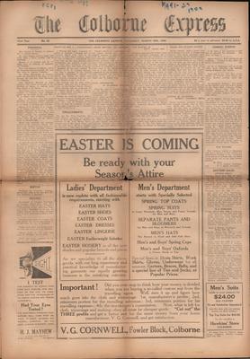 The Colborne Express   (Colborne Ontario), 29 Mar 1928