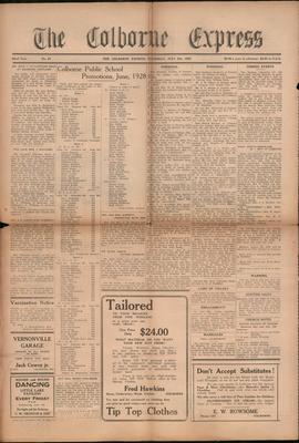 The Colborne Express   (Colborne Ontario), 5 Jul 1928