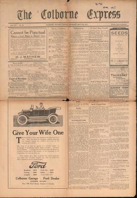 The Colborne Express   (Colborne Ontario), 31 May 1917