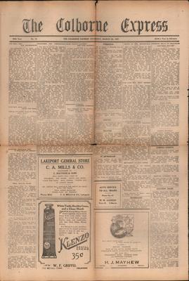 The Colborne Express   (Colborne Ontario), 24 Mar 1921