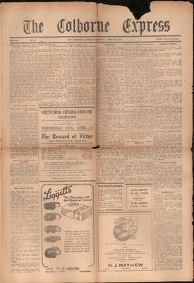 The Colborne Express   (Colborne Ontario), 7 Apr 1921